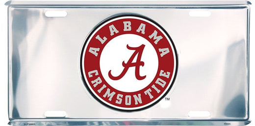 Signs 4 Fun Parody License Plate | Alabama Crimson Ride Polished | 12 x 6 Decorative License Plate | Decoration Plate for Vehicle/Wall | Man Cave Decorations | Made in The USA