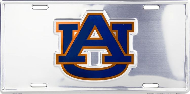 Signs 4 Fun Parody License Plate | Auburn Univ. Polished | 12 x 6 Decorative License Plate | Decoration Plate for Vehicle/Wall | Man Cave Decorations | Made in The USA