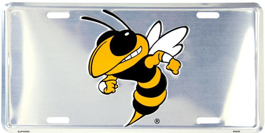 Signs 4 Fun Parody License Plate | Georgia Tech Yellow Polished | 12 x 6 Decorative License Plate | Decoration Plate for Vehicle/Wall | Man Cave Decorations | Made in The USA