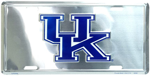 Signs 4 Fun Parody License Plate | Univ. of Kentucky Wildcats Polished | 12 x 6 Decorative License Plate | Decoration Plate for Vehicle/Wall | Man Cave Decorations | Made in The USA