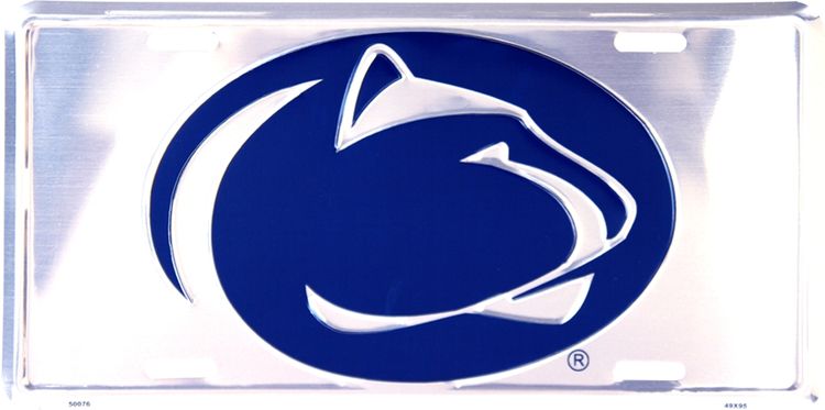 Signs 4 Fun Parody License Plate | Penn State Lions |12 x 6 Decorative License Plate | Decoration Plate for Vehicle/Wall | Man Cave Decorations | Made in The USA