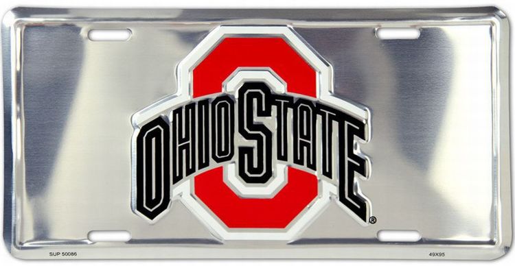 Signs 4 Fun Parody License Plate | OH State Super | 12 x 6 Decorative License Plate | Decoration Plate for Vehicle/Wall | Man Cave Decorations | Made in The USA