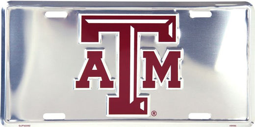 Signs 4 Fun Parody License Plate | Texas A&M Polished | 12 x 6 Decorative License Plate | Decoration Plate for Vehicle/Wall | Man Cave Decorations | Made in The USA