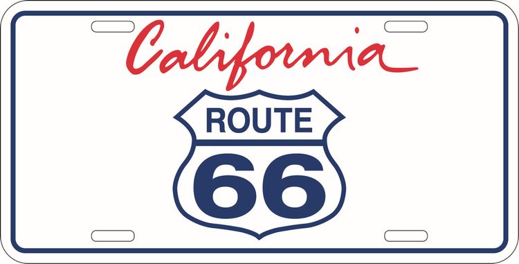 Signs 4 Fun Parody License Plate | Route 66 Script on White | 12 x 6 Decorative License Plate | Decoration Plate for Vehicle/Wall | Man Cave Decorations | Made in The USA