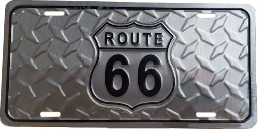 Signs 4 Fun Parody License Plate | Route 66 Emblem |12 x 6 Decorative License Plate | Decoration Plate for Vehicle/Wall | Man Cave Decorations | Made in The USA
