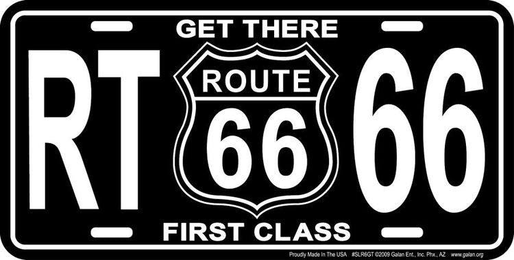 Signs 4 Fun SLR6GT 66 Get There 1st Class License Plate