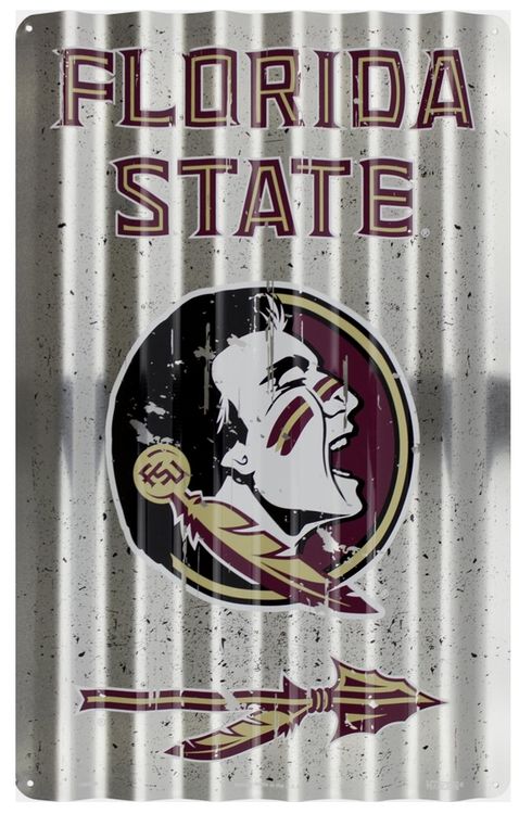 Signs 4 Fun SP32008 Florida State Corrugated Large Sign, Cream