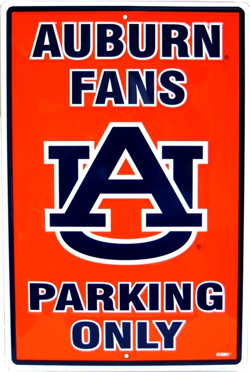 Signs 4 Fun SPCAU Auburn Univ, Large Parking Sign