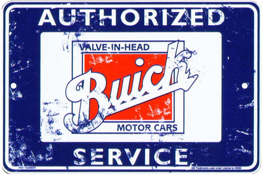 Signs 4 Fun Decorative Parking Sign | Buick Authorized Service | 8” x 12”