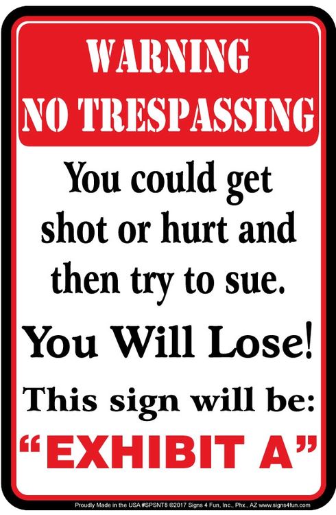 Signs 4 Fun Decorative Parking Sign | Exhibit A | 8 x 12 | Embossed Aluminum Sign | Made in the USA | SPSNT8