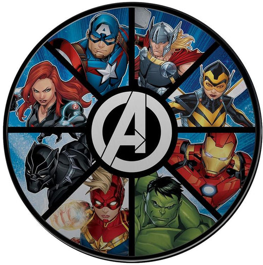 Desperate Enterprises Avengers Crew Aluminum Sign with Embossed Edge - Nostalgic Vintage Metal Wall D cor - Made in USA