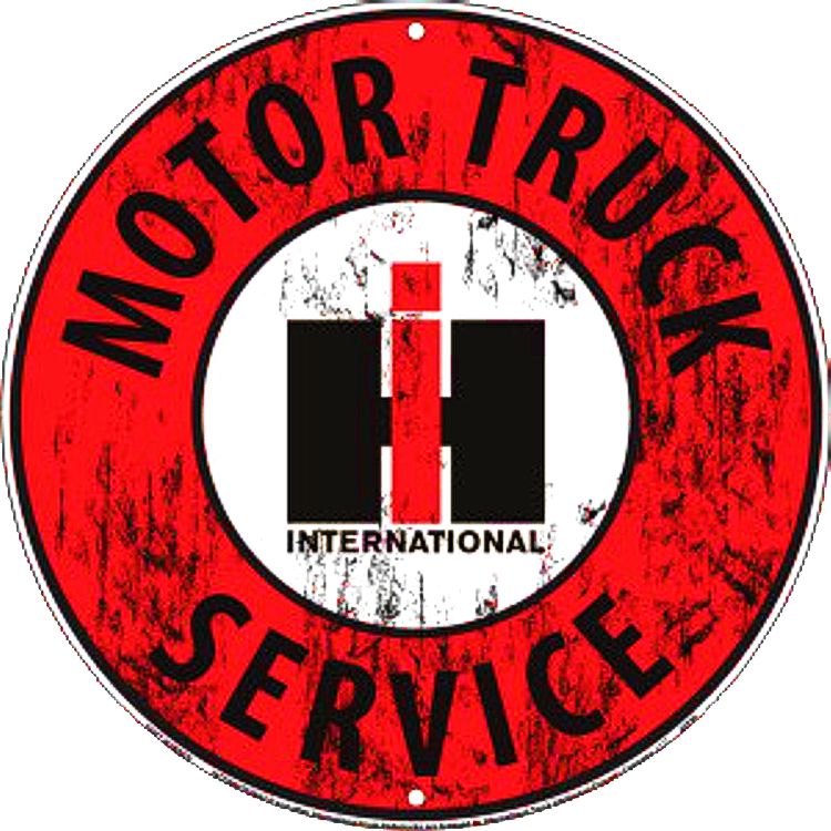 Signs 4 Fun International Harvest Truck Round 12" Sign