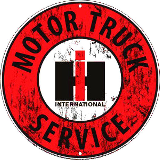Signs 4 Fun International Harvest Truck Round 12" Sign