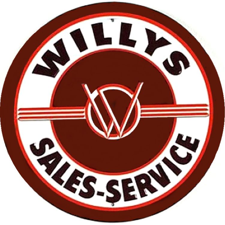 Signs 4 Fun SRAK Willys Round Sign, Brown