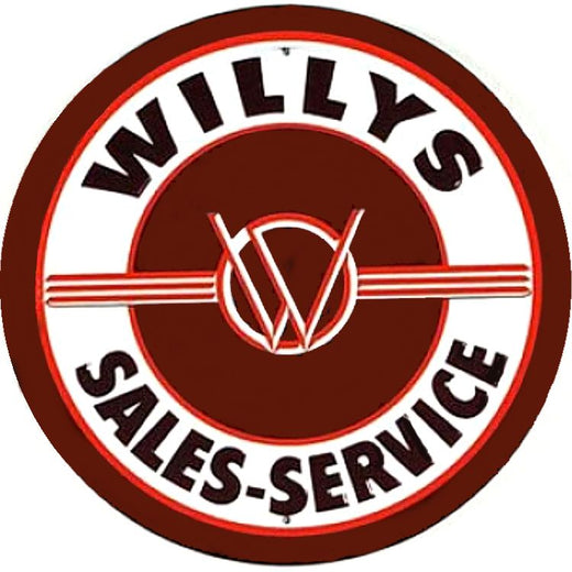 Signs 4 Fun SRAK Willys Round Sign, Brown