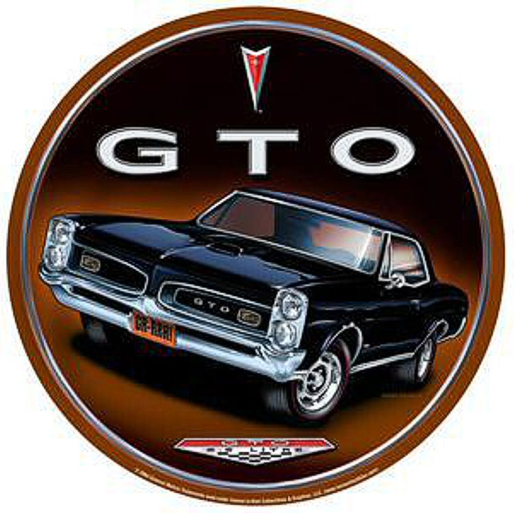 Signs 4 Fun Round Sign | Pontiac Gran Prix Sign | 12 Diameter | Embossed Aluminum Sign | Made in the USA