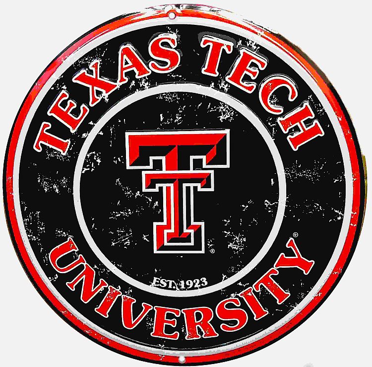 Signs 4 Fun SRCTT TX Tech Round Sign