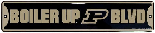 Signs 4 Fun Decorative Street Sign | Purdue Boilermakers | 24 x 5 | Embossed Aluminum Sign | Made in the USA | SS20060