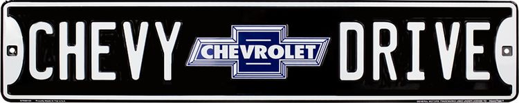 Signs 4 Fun SSAC3 Chevy Drive Bowtie Street Sign