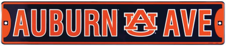 Signs 4 Fun Decorative Street Sign | Auburn Ave | 24 x 5 | Embossed Aluminum Sign | Made in the USA | SSCAU