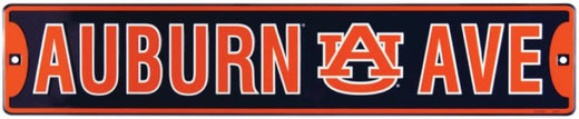 Signs 4 Fun Decorative Street Sign | Auburn Ave | 24 x 5 | Embossed Aluminum Sign | Made in the USA | SSCAU