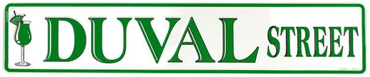 Signs 4 Fun Decorative Street Sign | Duval Street | 24 x 5 | Embossed Aluminum Sign | Made in the USA | SSDS