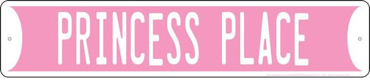 Signs 4 Fun Decorative Street Sign | Princess Place | 24 x 5 | Embossed Aluminum Sign | Made in the USA | SSIP