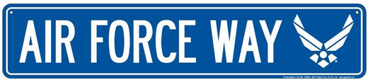 Signs 4 Fun Decorative Street Sign | Air Force Way | 24 x 5 | Embossed Aluminum Sign | Made in the USA | SSMA
