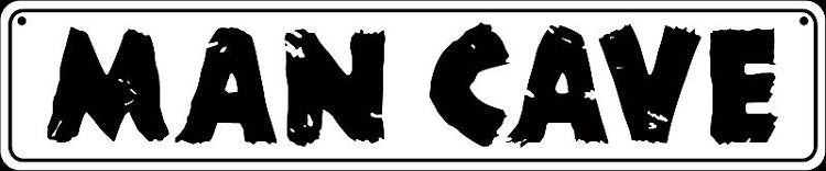 Signs 4 Fun Decorative Street Sign | Man Cave | 24 x 5 | Embossed Aluminum Sign | Made in the USA | SSMC