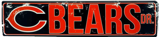 Signs 4 Fun SSNFL02 Chicago Bears Street Sign, Red