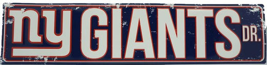 Signs 4 Fun SSNFL07 New York Giants Street Sign, Blue