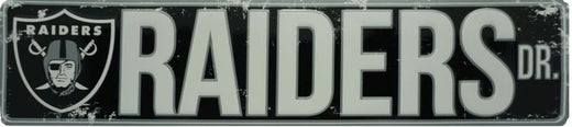 Signs 4 Fun SSNFL08 Oakland Raiders Street Sign, Grey