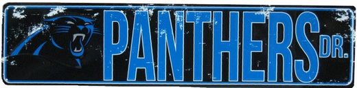 Signs 4 Fun SSNFL15 Carolina Panthers Street Sign, Blue
