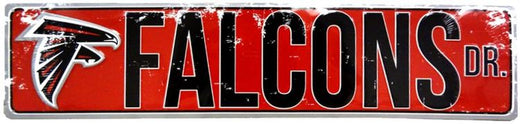 Signs 4 Fun SSNFL16 Atlanta Falcons Dr Street Sign, Red