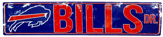 Signs 4 Fun SSNFL18 Buffalo Bills Dr Street Sign, Red