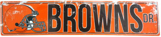 Signs 4 Fun SSNFL20 Cleveland Browns Dr Street Sign, Orange
