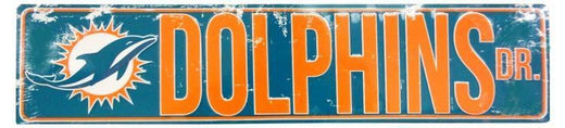 Signs 4 Fun SSNFL26 Miami Dolphins Dr Street Sign, Orange
