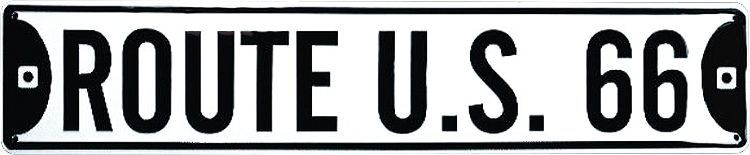 Signs 4 Fun Decorative Street Sign | 66 U.S. Route | 24 x 5 | Embossed Aluminum Sign | Made in the USA | SSRT66