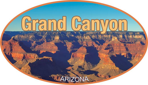 Signs 4 Fun STKAZ05 Arizona Grand Canyon Lg Sticker, Orange