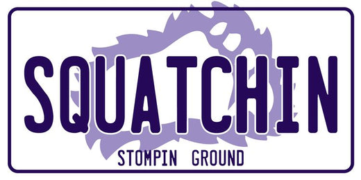 Signs 4 Fun STKCA27 Squatchin' Large Sticker, Blue