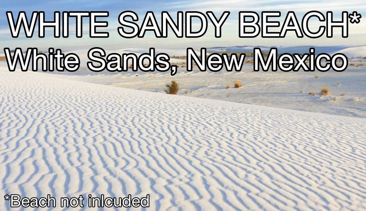 Signs 4 Fun STKNM09 NM White Sands Sticker