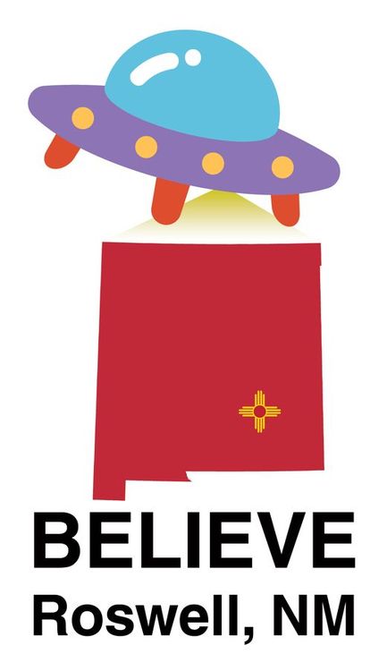 Signs 4 Fun STKNM11 NM Believe Sticker, Red