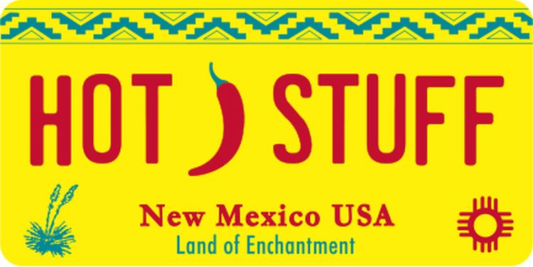 Signs 4 Fun STKNM37 NM Hot Stuff Lg Sticker, Yellow