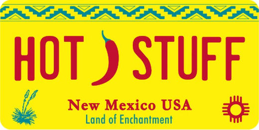 Signs 4 Fun STKNM37 NM Hot Stuff Lg Sticker, Yellow