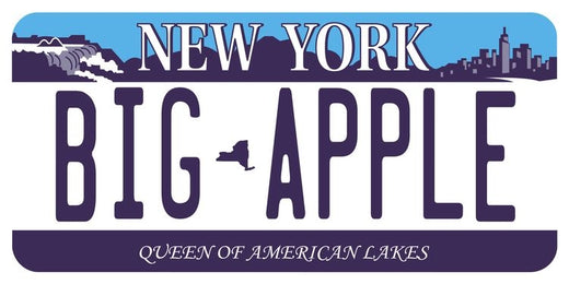 Signs 4 Fun STKNY01 NY Big Apple PLT Large Sticker, Blue