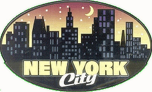 Signs 4 Fun STKNYC New York City - Sticker, Black