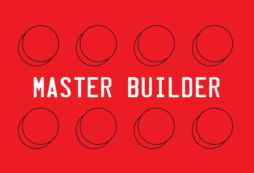 Signs 4 Fun STKU18 Master Builder Large Sticker, Red