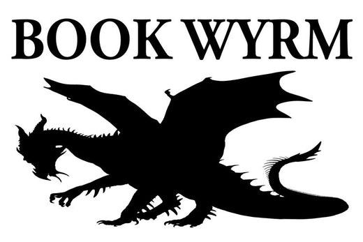 Signs 4 Fun STKU33 Book Wyrm Large Sticker, Black