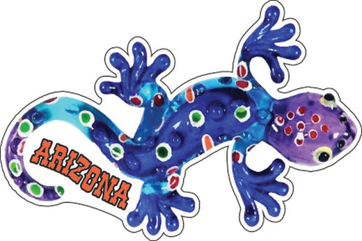 Signs 4 Fun STSAZ89 AZ Gekko Sm Sticker, Blue