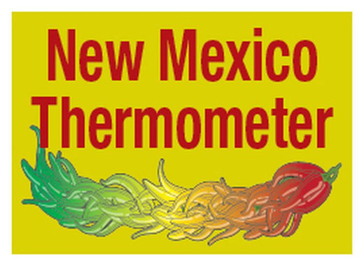 Signs 4 Fun STSNM04 NM Thermometer Sm Sticker, Yellow